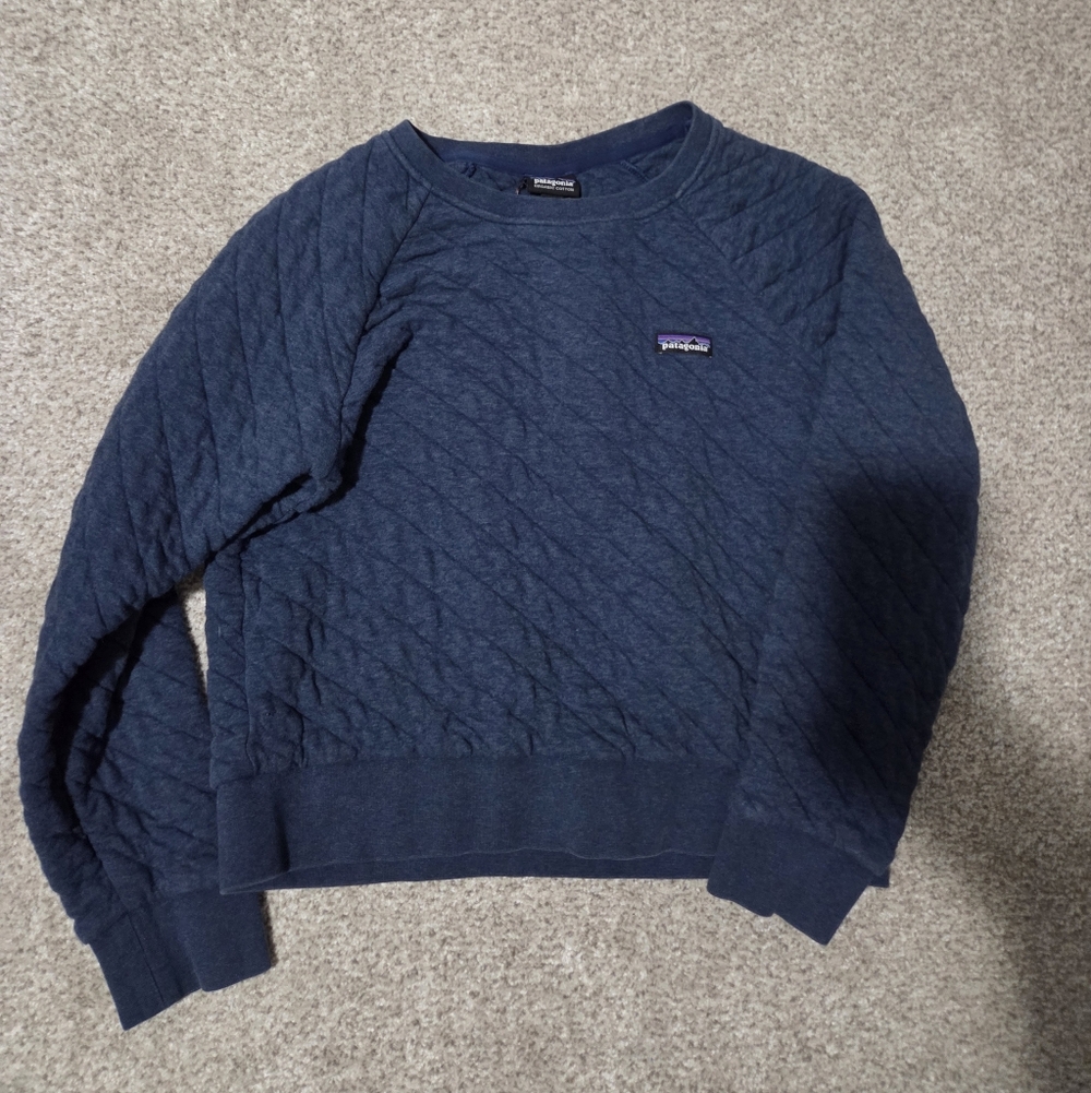 Patagonia Organic Cotton Quilted Crewneck